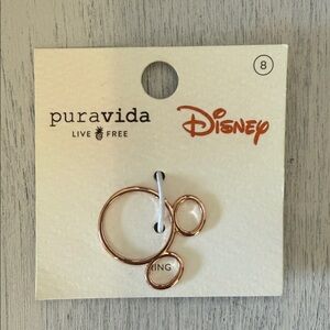 Pura Vida Disney Rose Gold Ring Set for Kids
